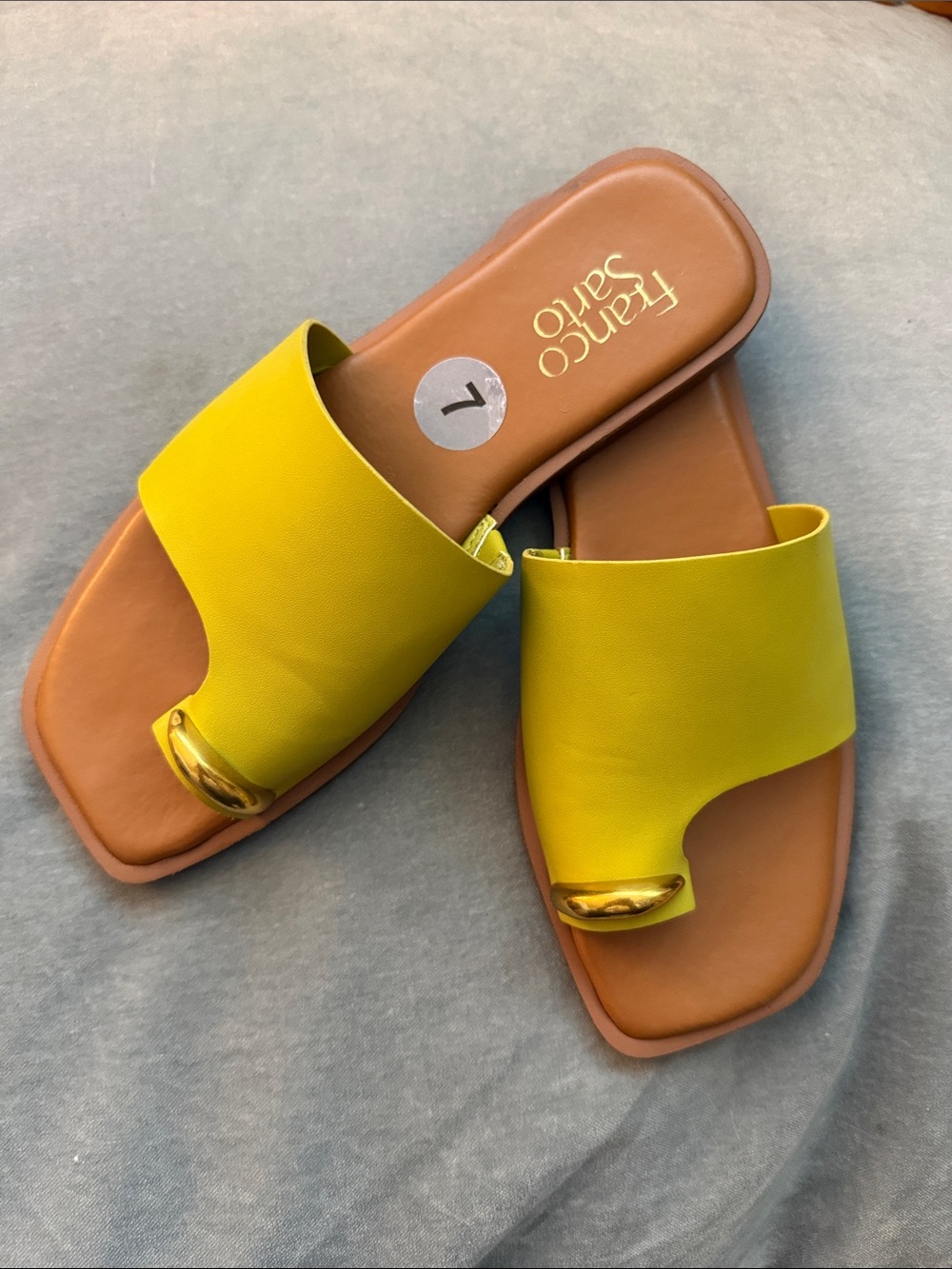 Franco Sarto Marzio Sandal RARE lime green
